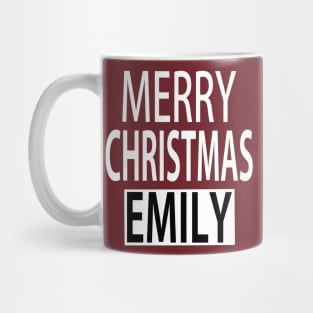 Merry Christmas Emily Mug